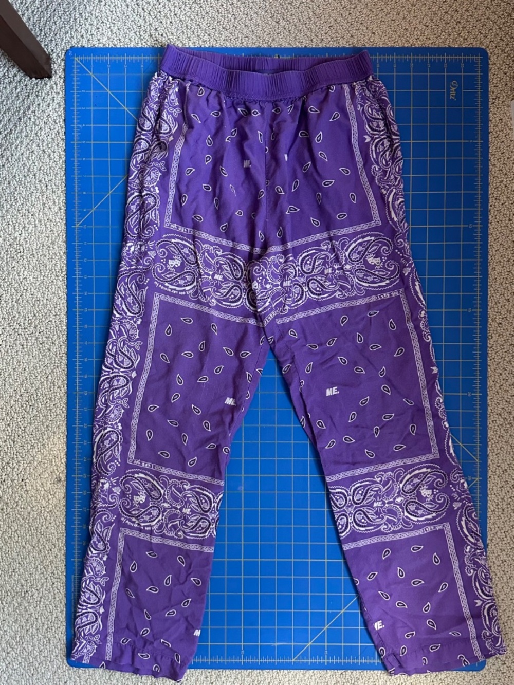 Nike Purple Bandana Pants